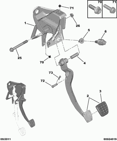 CITROËN/PEUGEOT 4534 54 - Brake Light Switch www.parts5.com