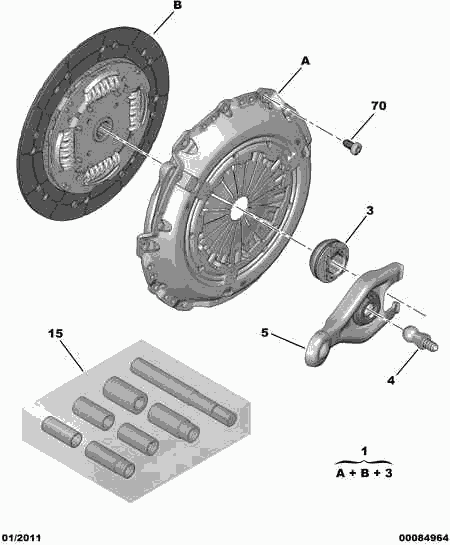 CITROËN 2052.Z2 - Clutch Kit www.parts5.com