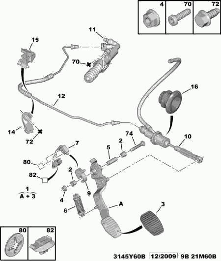 PEUGEOT 2182 J9 - Master Cylinder, clutch www.parts5.com