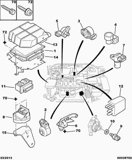 CITROËN 1920 3X - Реле, горивна помпа www.parts5.com