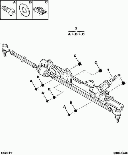 CITROËN 4000.S8 - Steering Gear www.parts5.com