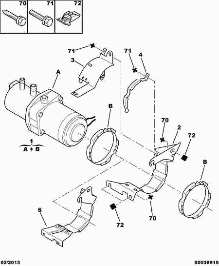 CITROËN 4007.1E - Hydraulic Pump, steering system www.parts5.com