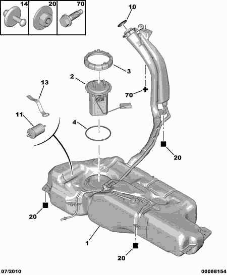 CITROËN 1567 C1 - Polttoainesuodatin www.parts5.com