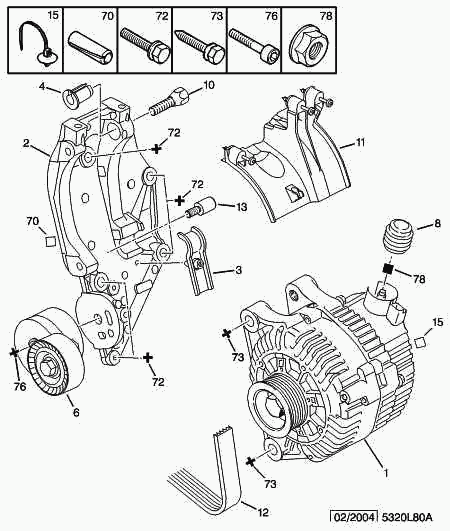 CITROËN/PEUGEOT 5751 A7 - Umlenk / Führungsrolle, Keilrippenriemen www.parts5.com