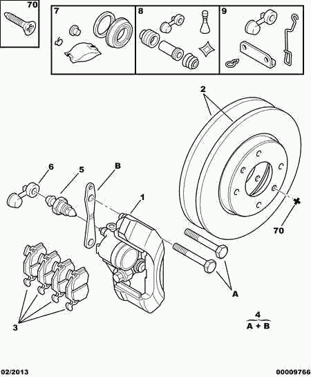 Land Rover 4252.72 - Juego de pastillas de freno www.parts5.com