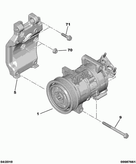 DS 96 764 439 80 - Компресор, климатизация www.parts5.com