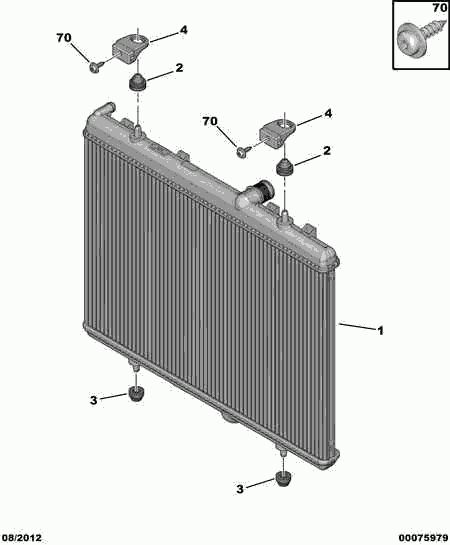 PEUGEOT 1330.Y5 - Radiator, racire motor www.parts5.com