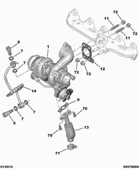 PEUGEOT 0376.64 - Inel etansare, surub drena ulei www.parts5.com