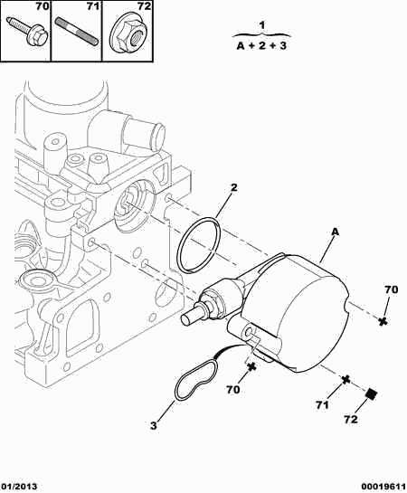 PEUGEOT (DF-PSA) 4565 64 - Vacuum Pump, braking system www.parts5.com