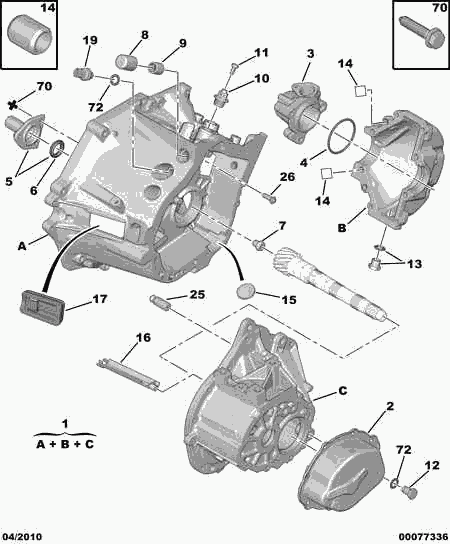 Opel 2105 35 - Čaura za vođenje, kvačilo www.parts5.com