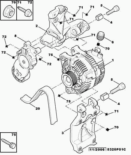 Alfa Romeo 5751 F9 - Tensor de correa, correa poli V www.parts5.com