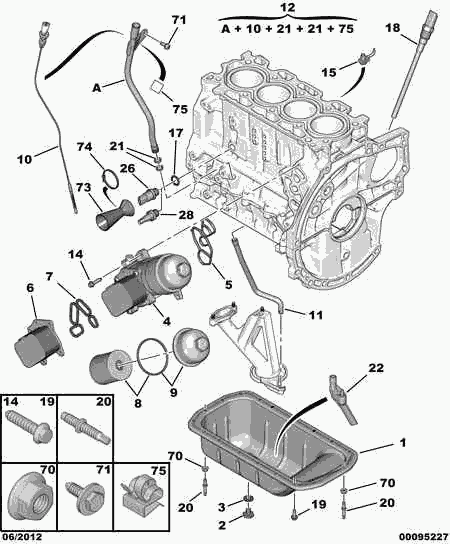 PEUGEOT 1103 N9 - Radiador de aceite, aceite motor www.parts5.com