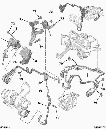 CITROËN/PEUGEOT 1618 QH - Pressure Converter, exhaust control www.parts5.com