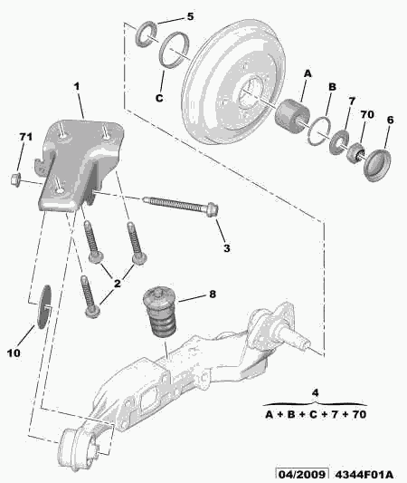 PEUGEOT 3748.77 - Pyöränlaakerisarja www.parts5.com