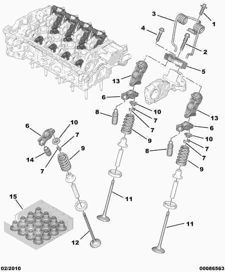 CITROËN 0942.87 - Tappet / Rocker www.parts5.com