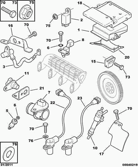 PEUGEOT 1192 W5 - Air Mass Sensor www.parts5.com