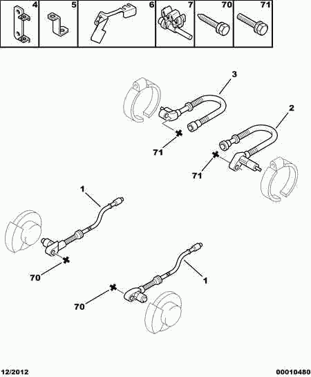 CITROËN 4545 90 - Snímač počtu otáčok kolesa www.parts5.com