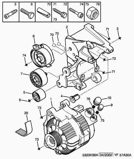 PEUGEOT 5705 AZ - Alternator parts5.com