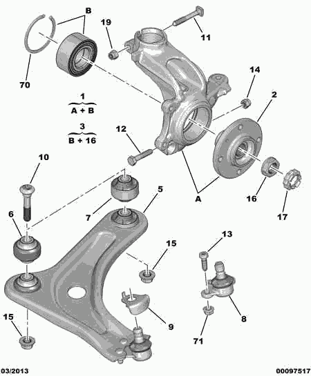 PEUGEOT 96 770 410 80 - Bush of Control / Trailing Arm www.parts5.com