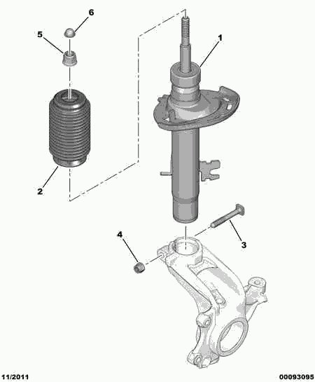 Vauxhall 5036 15 - Matica, stabilizátor www.parts5.com