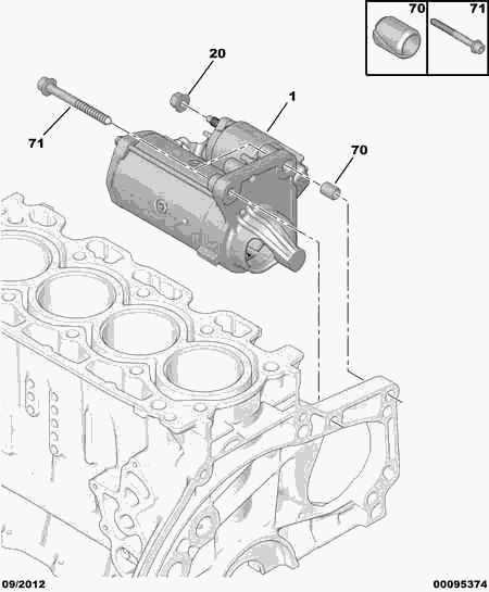 CITROËN 5802 FG - Стартер www.parts5.com