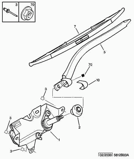 CITROËN 6423 94 - Перо на чистачка www.parts5.com