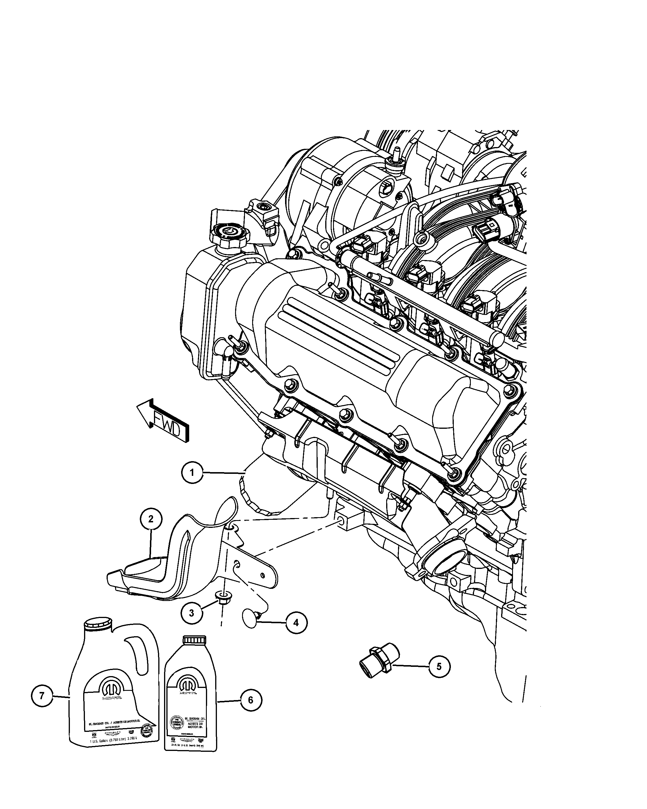 Chrysler 5184 231AA - Ölfilter www.parts5.com