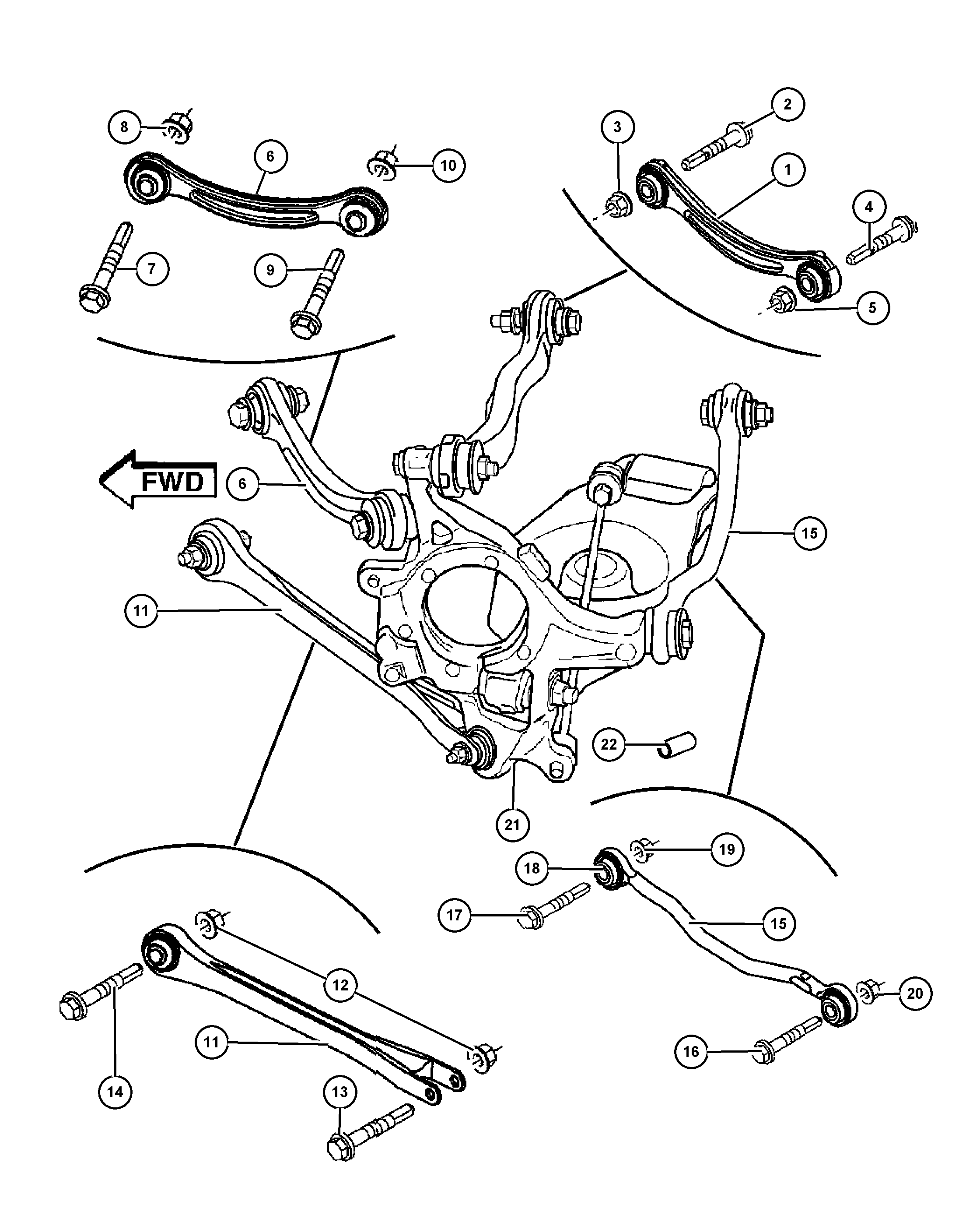 Lancia 68184 782AA - LINK ASSEMBLY CAMBER www.parts5.com