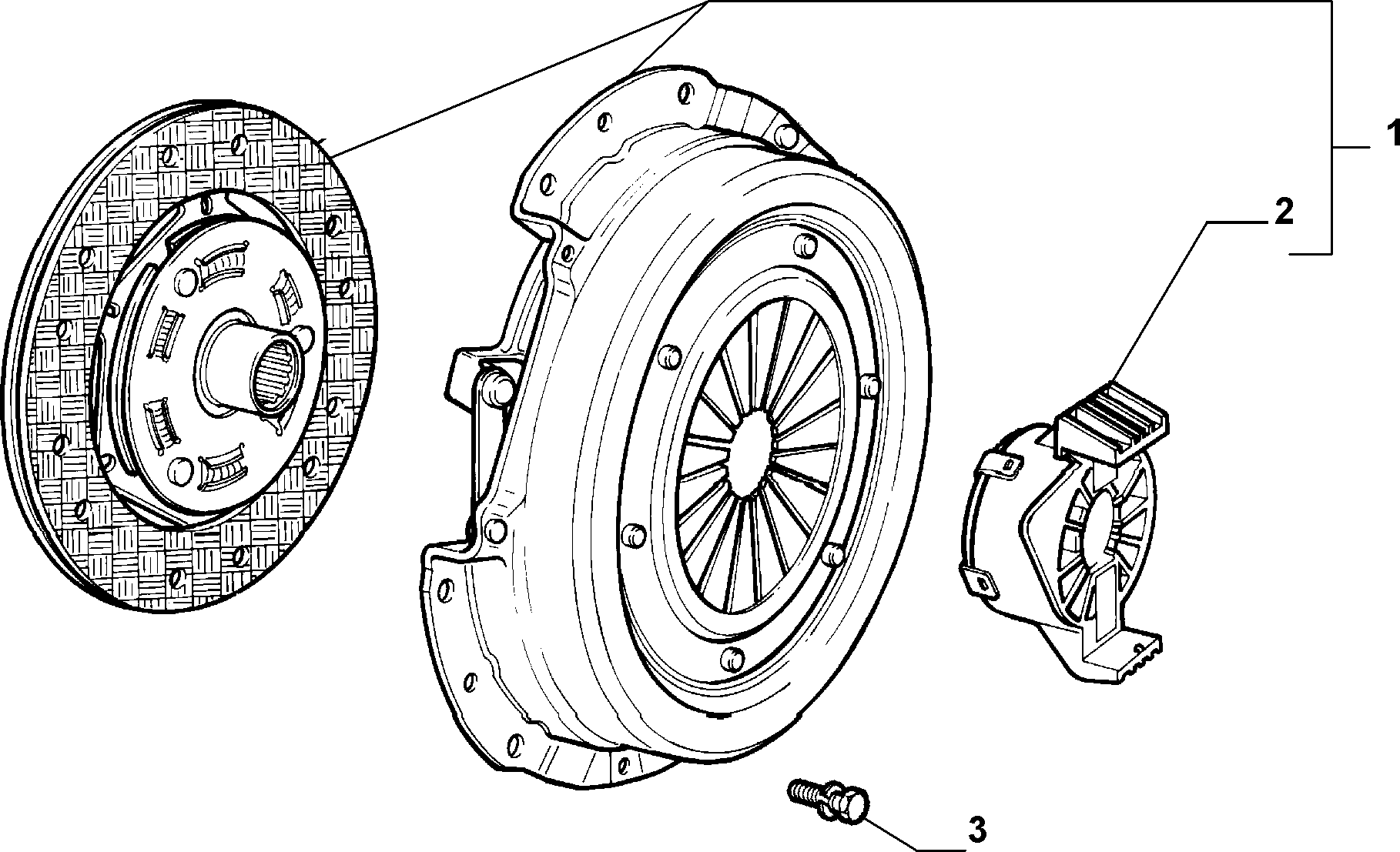 FIAT 71753860 - Clutch Kit www.parts5.com