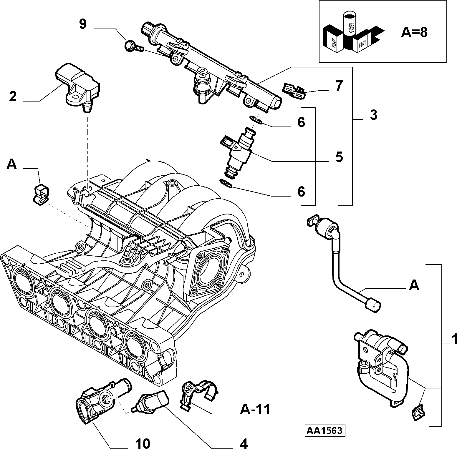 Maserati 71732447 - Senzor,presiune supraalimentare www.parts5.com