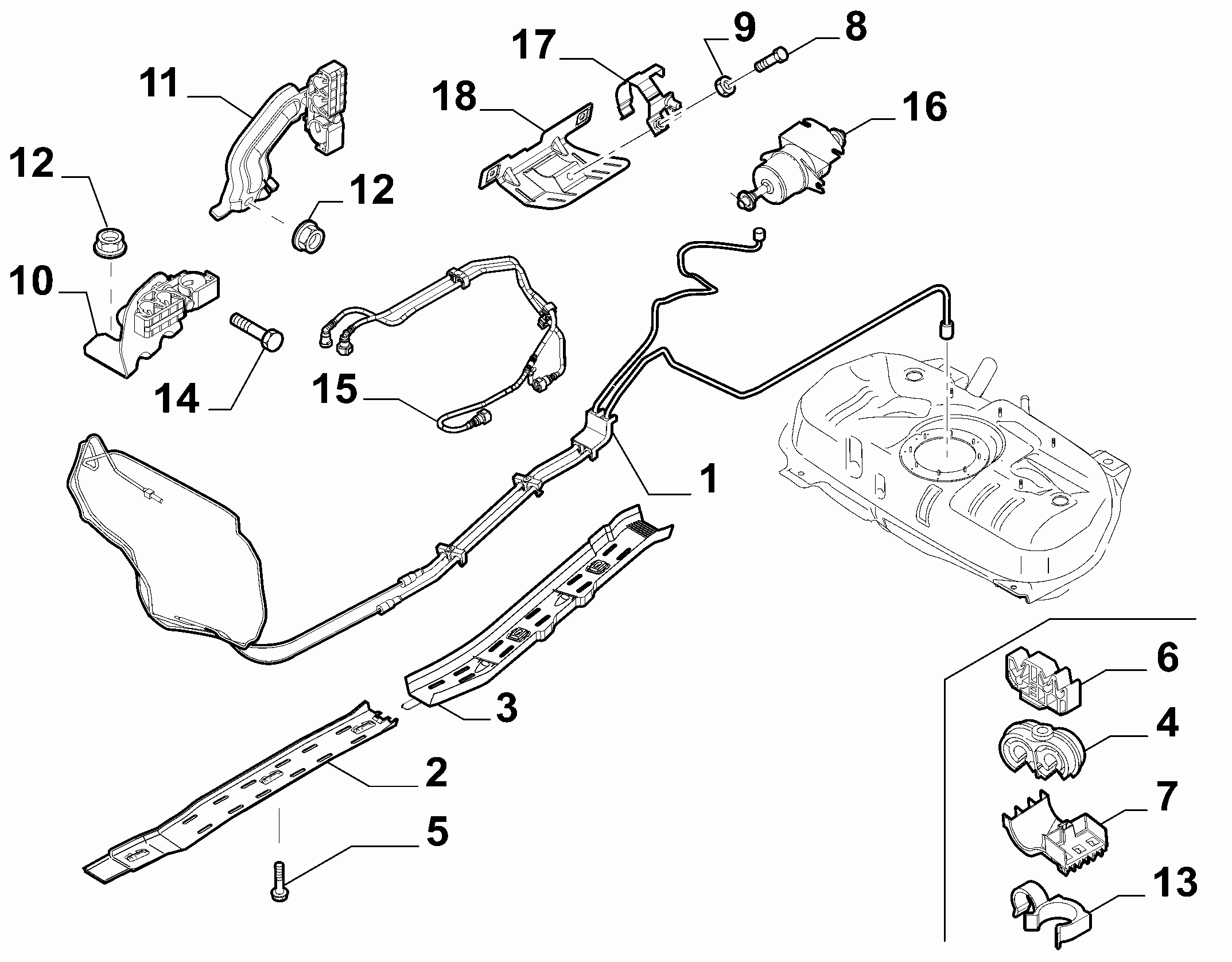 FIAT 51817983 - Топливный фильтр www.parts5.com