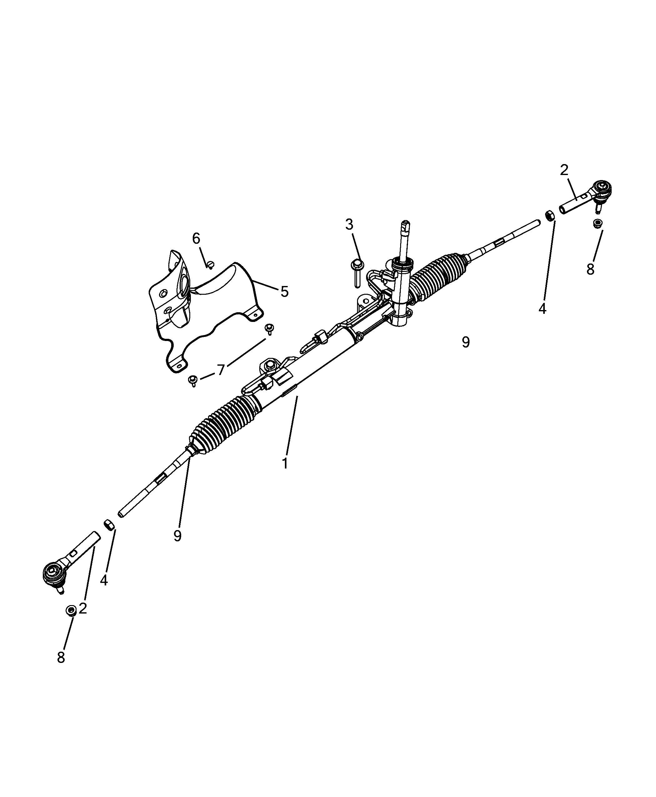 FIAT K68141058AA - Tie Rod End parts5.com