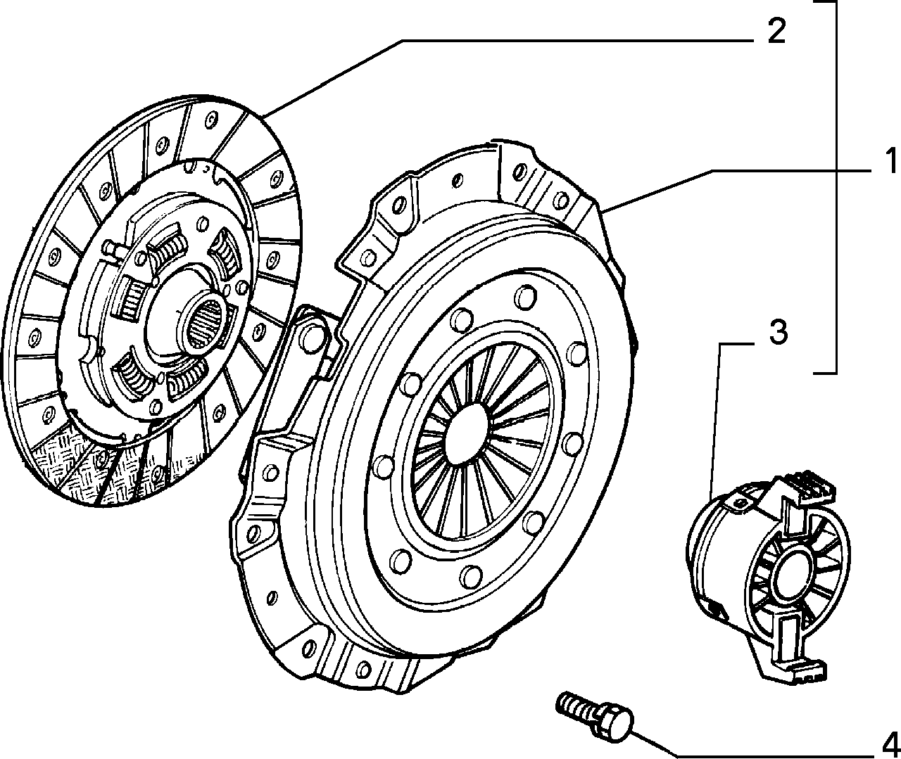 Lancia 46406966 - Clutch Disc www.parts5.com