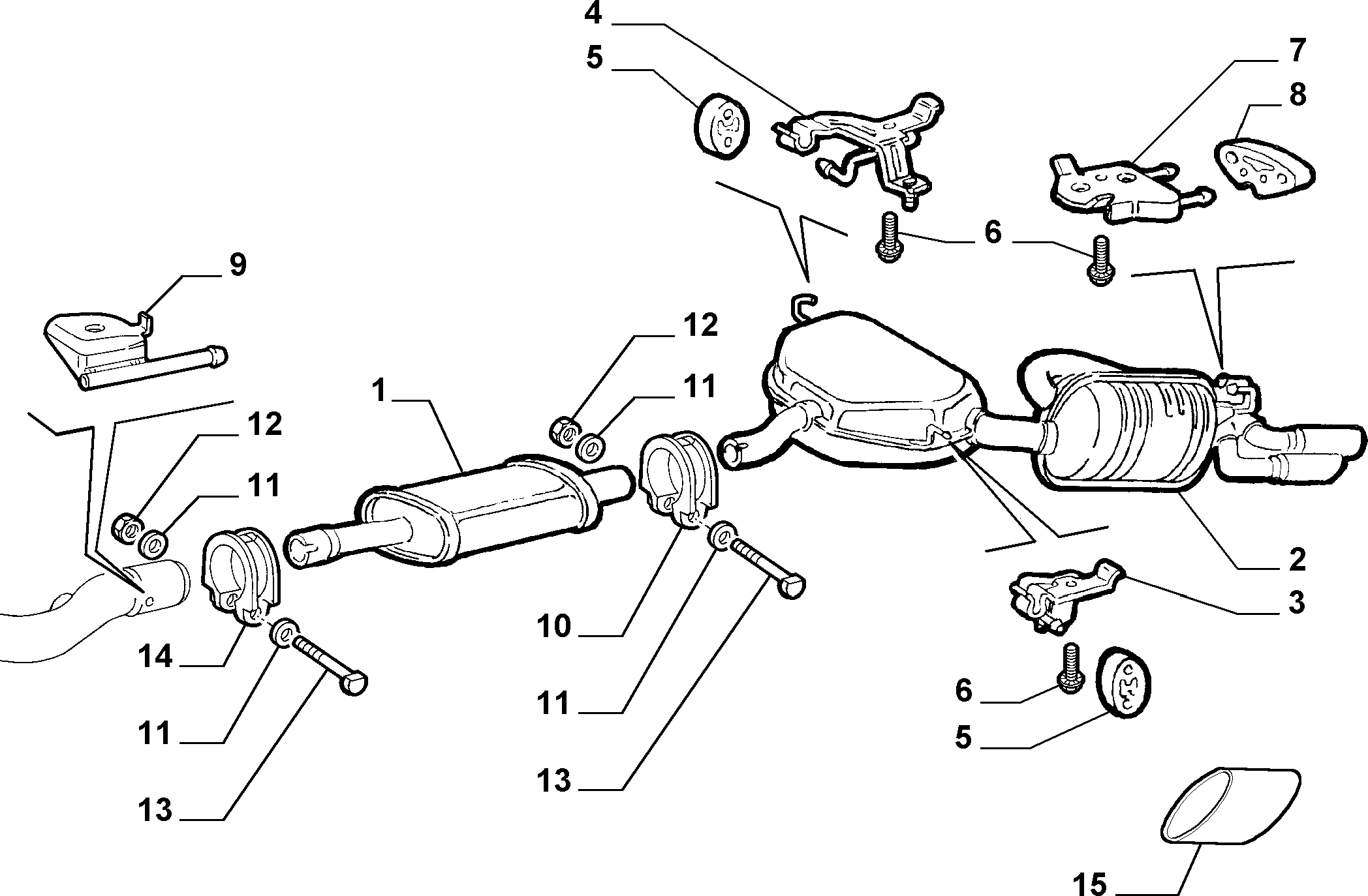 FIAT 7 688 642 - Pipe Connector, exhaust system www.parts5.com