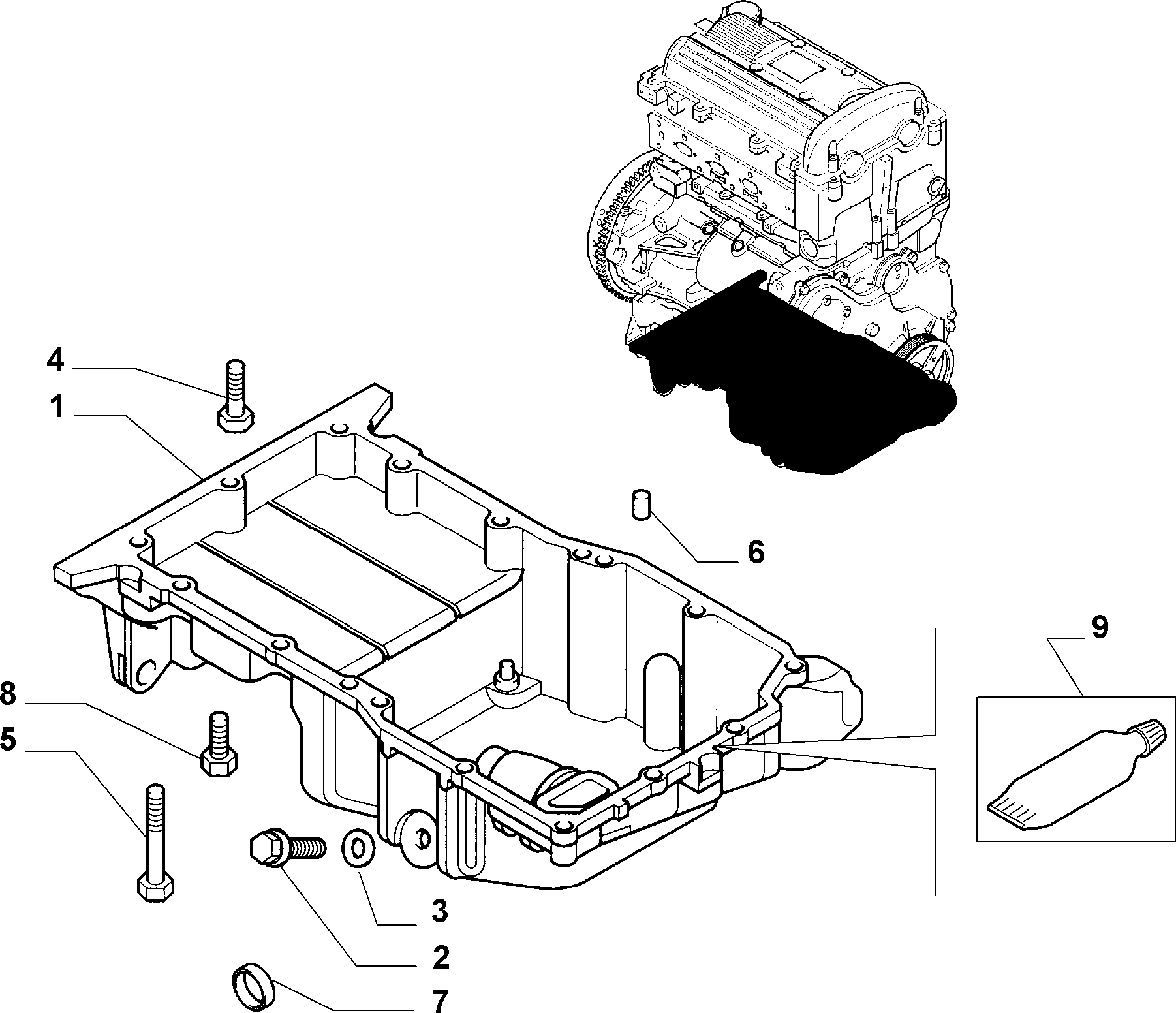 Alfa Romeo 71 739 194 - Zaptivni prsten, čep za ispuštanje ulja www.parts5.com