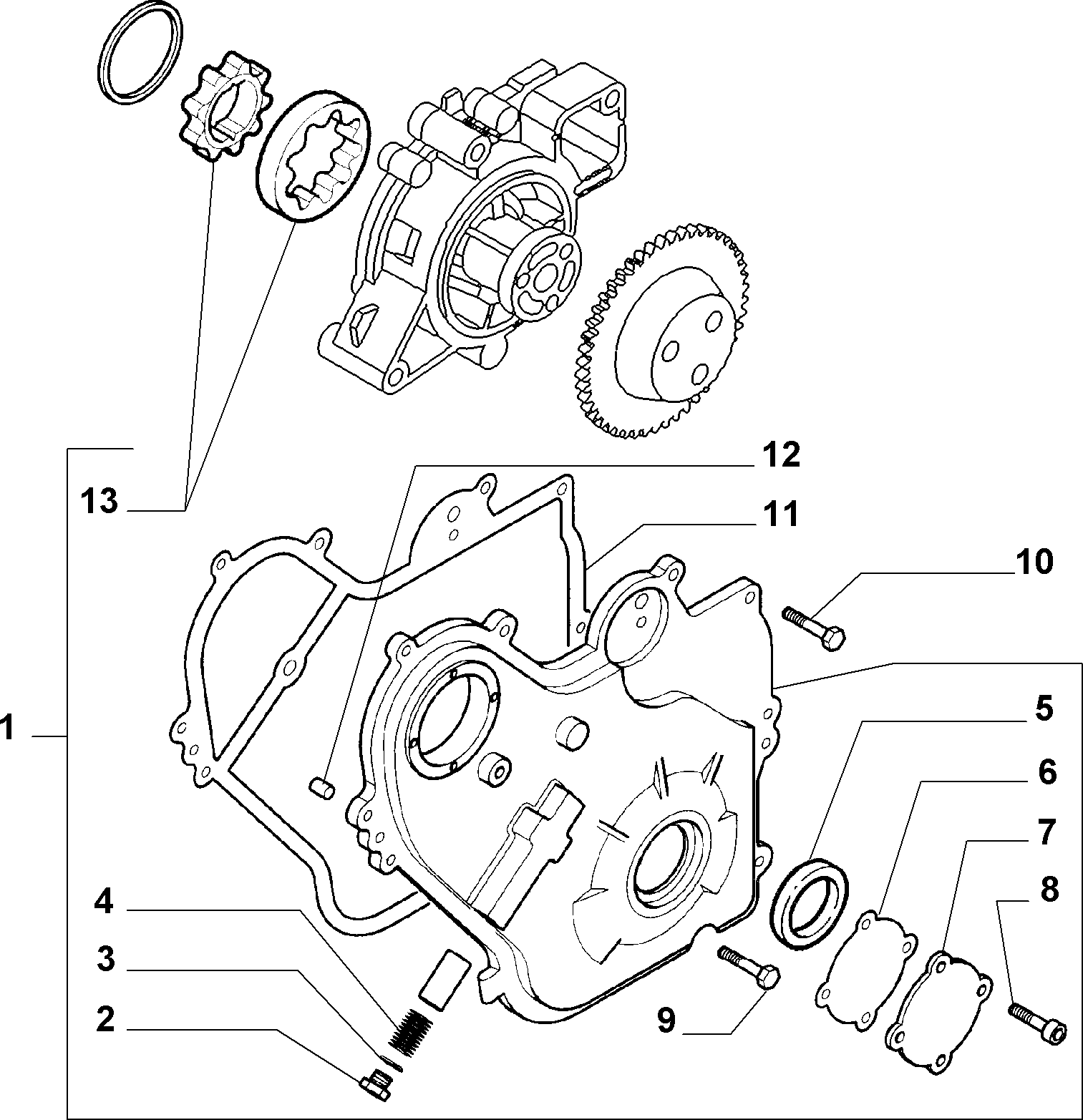 Alfa Romeo 71739386 - Pierścień uszczelniający wału, wał korbowy www.parts5.com