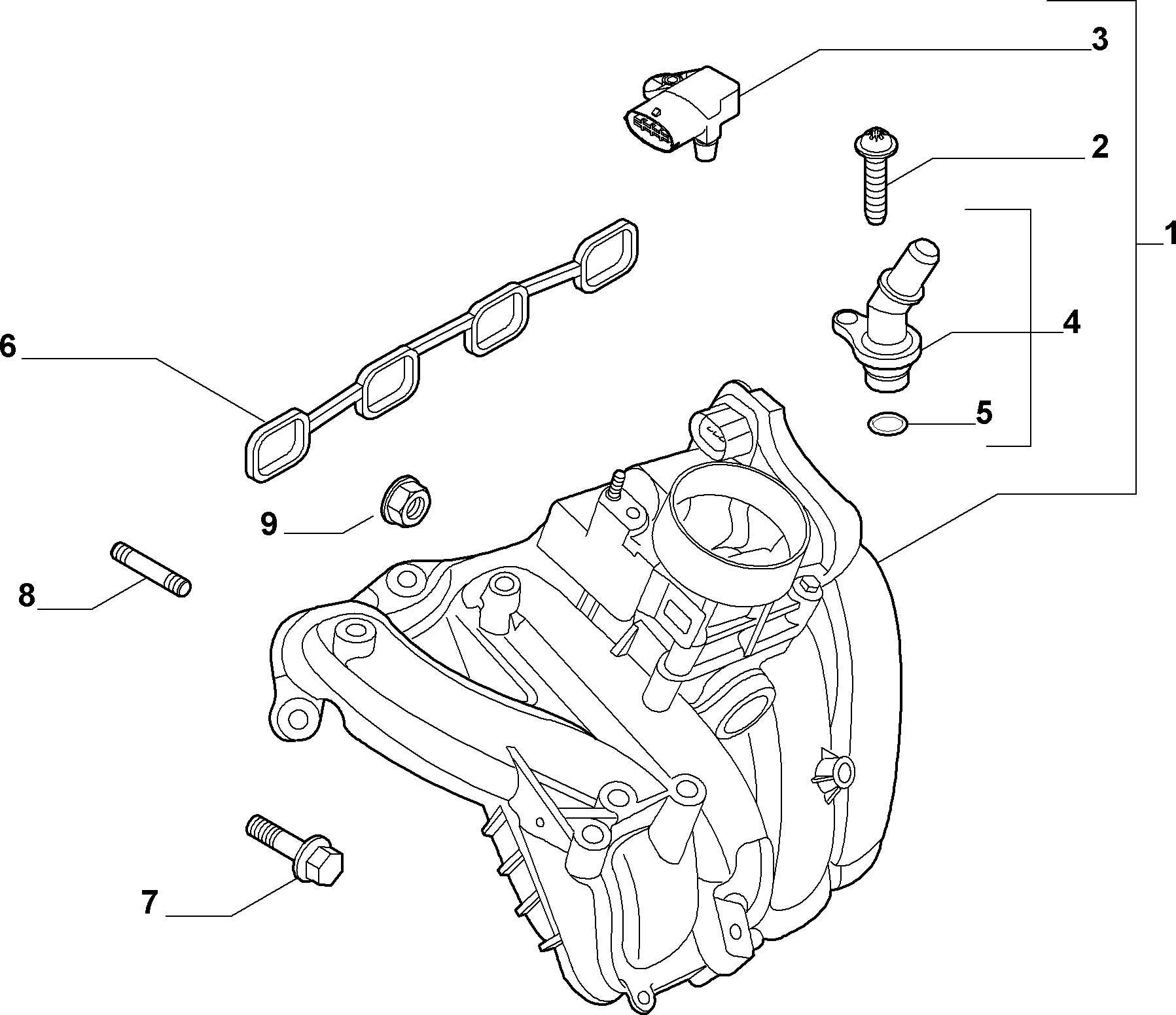 FERRARI 71739292 - Датчик, давление во впускной трубе www.parts5.com