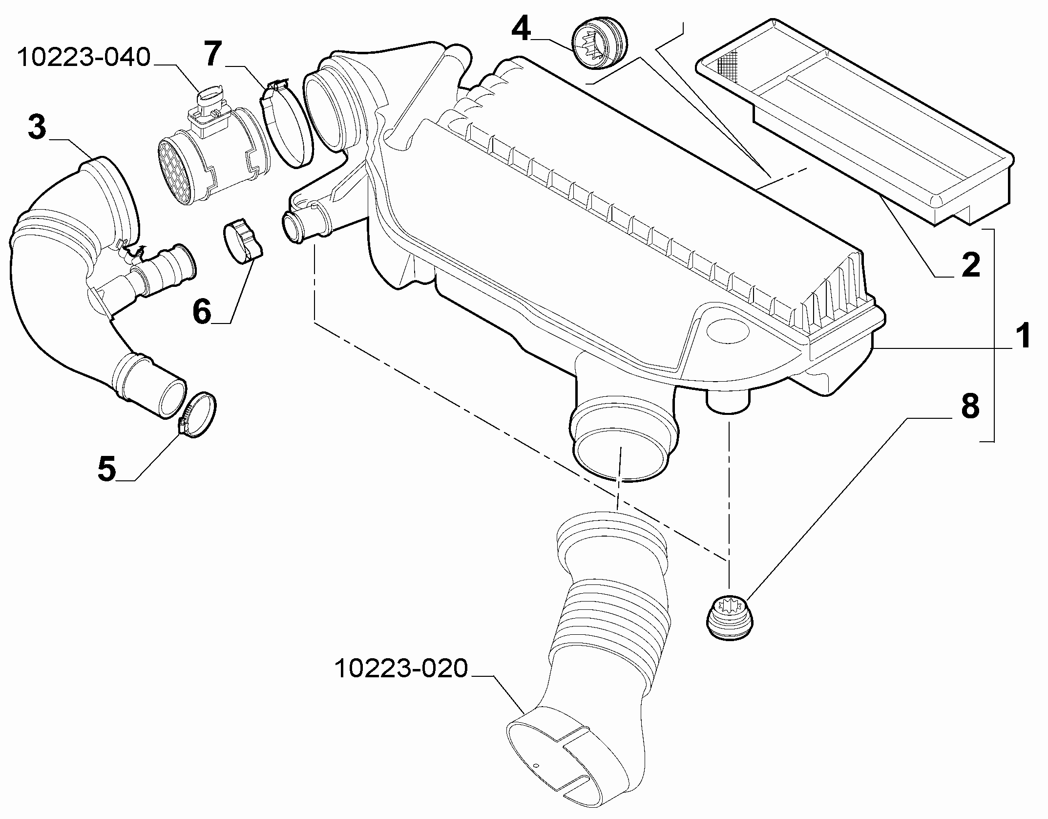 Lancia 51901760 - Φίλτρο αέρα www.parts5.com