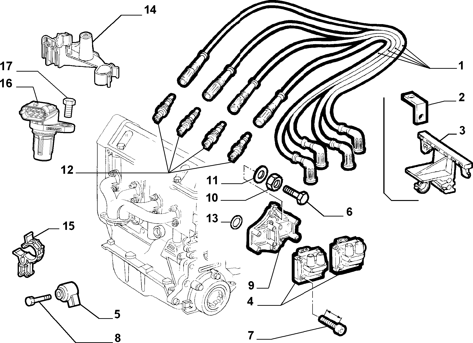 FIAT 46798367 - Senzor impulsuri, arbore cotit www.parts5.com