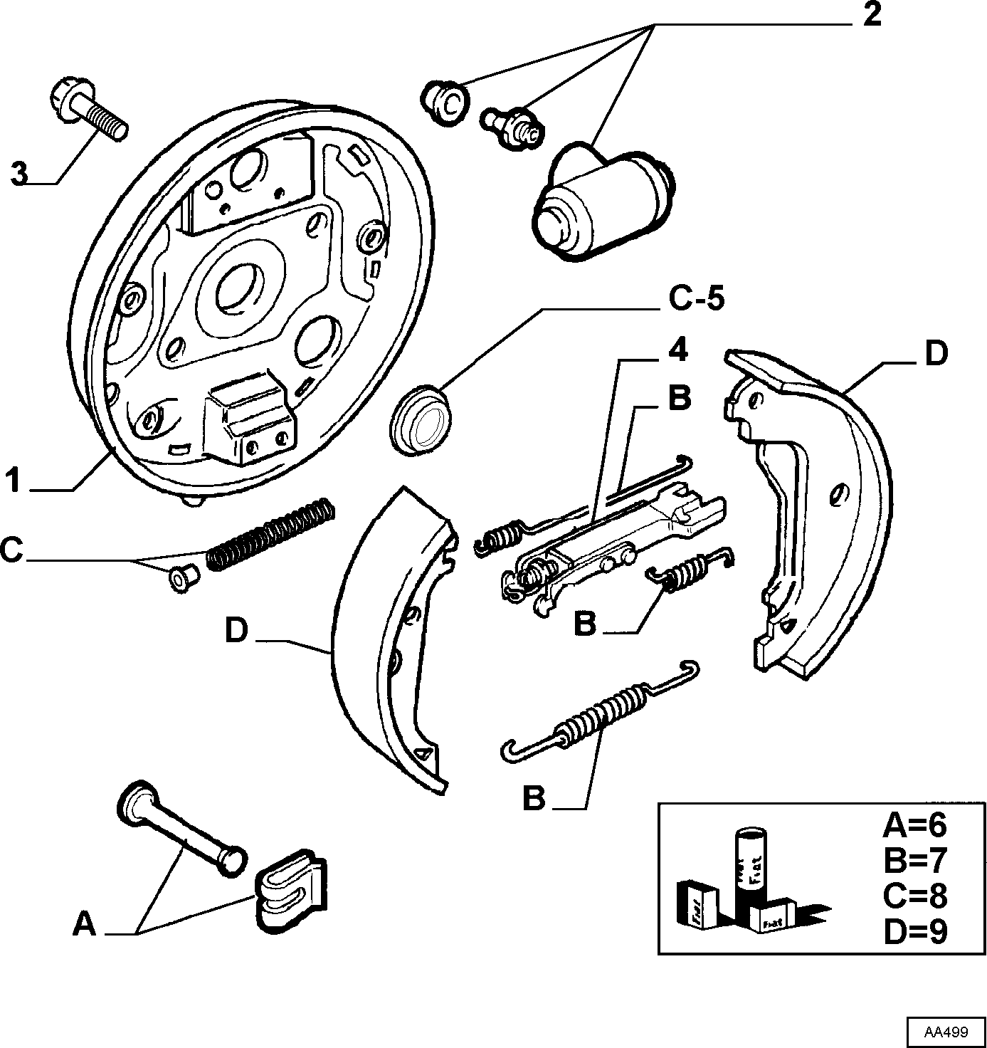 FIAT 9948361 - Cilindru receptor frana www.parts5.com