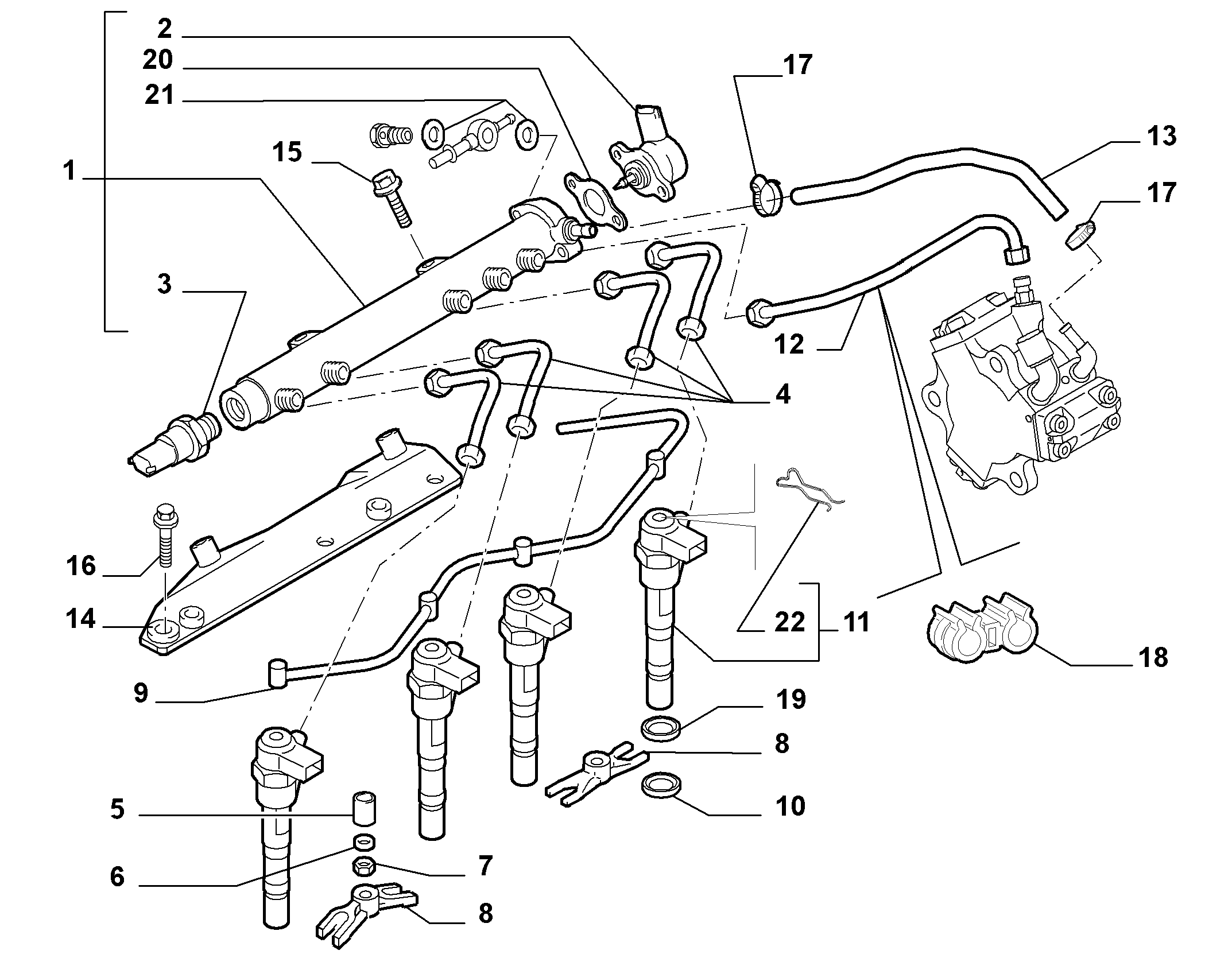 FIAT 71749836 - Dichtung www.parts5.com