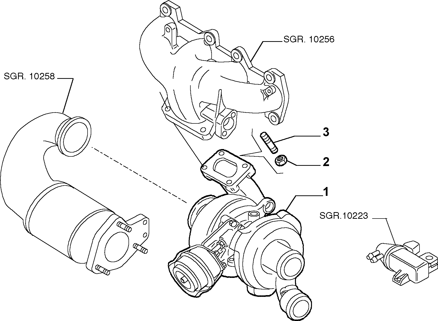 FIAT 46786078* - Картридж, группа корпуса компрессора www.parts5.com