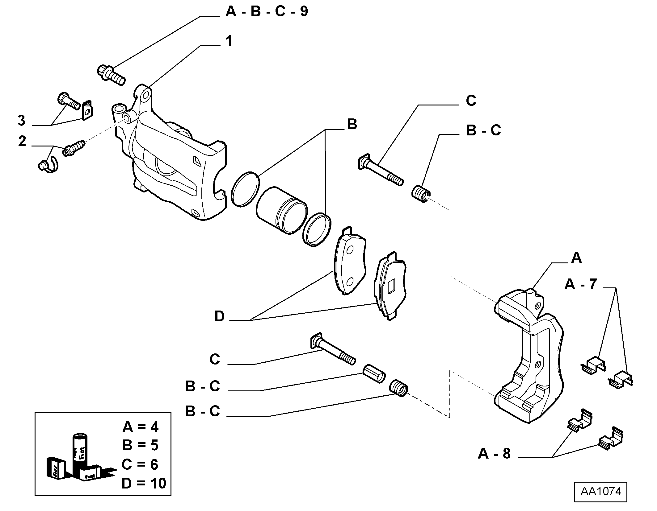 PEUGEOT 77362195 - Brake Pad Set, disc brake parts5.com