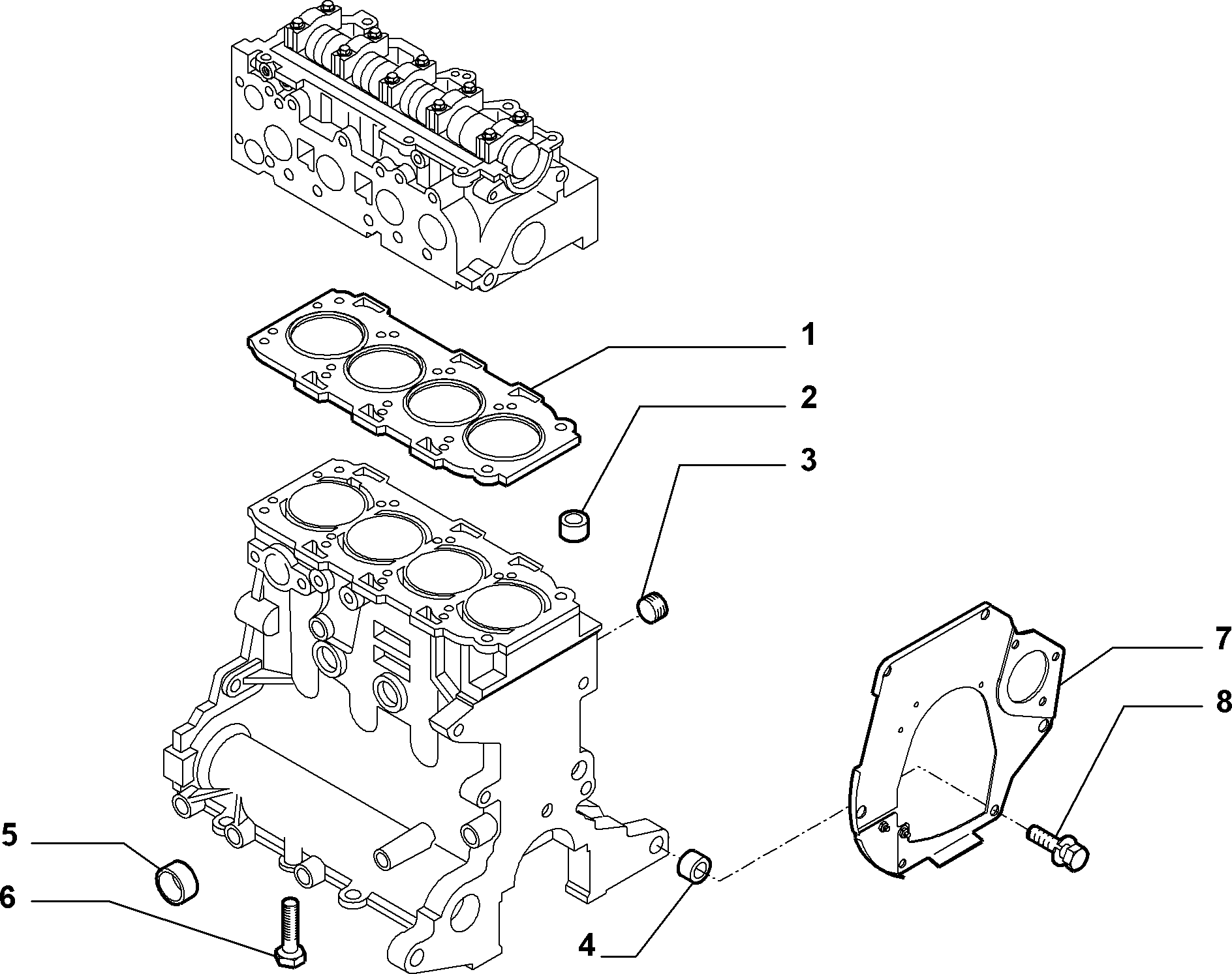 FIAT 46749904 - Garnitura, chiulasa www.parts5.com