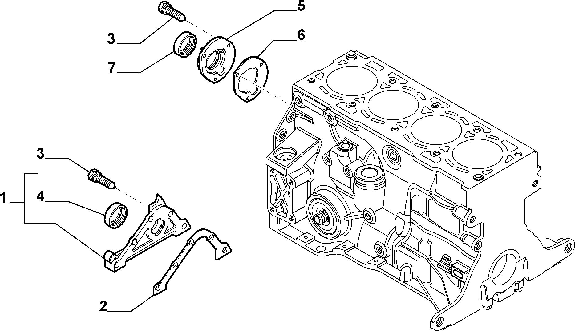 FIAT 7737203 - Radialna tesnilka za gred, predlezna gred www.parts5.com