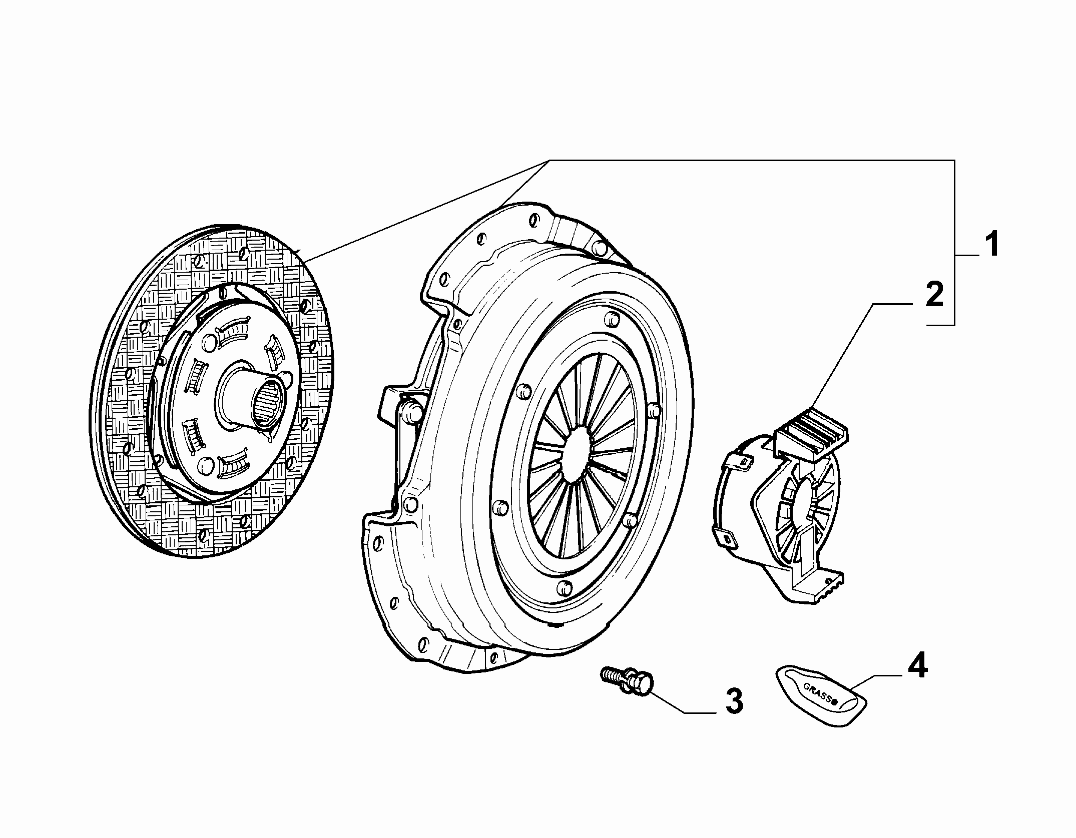 FIAT 71773157 - Clutch Kit www.parts5.com