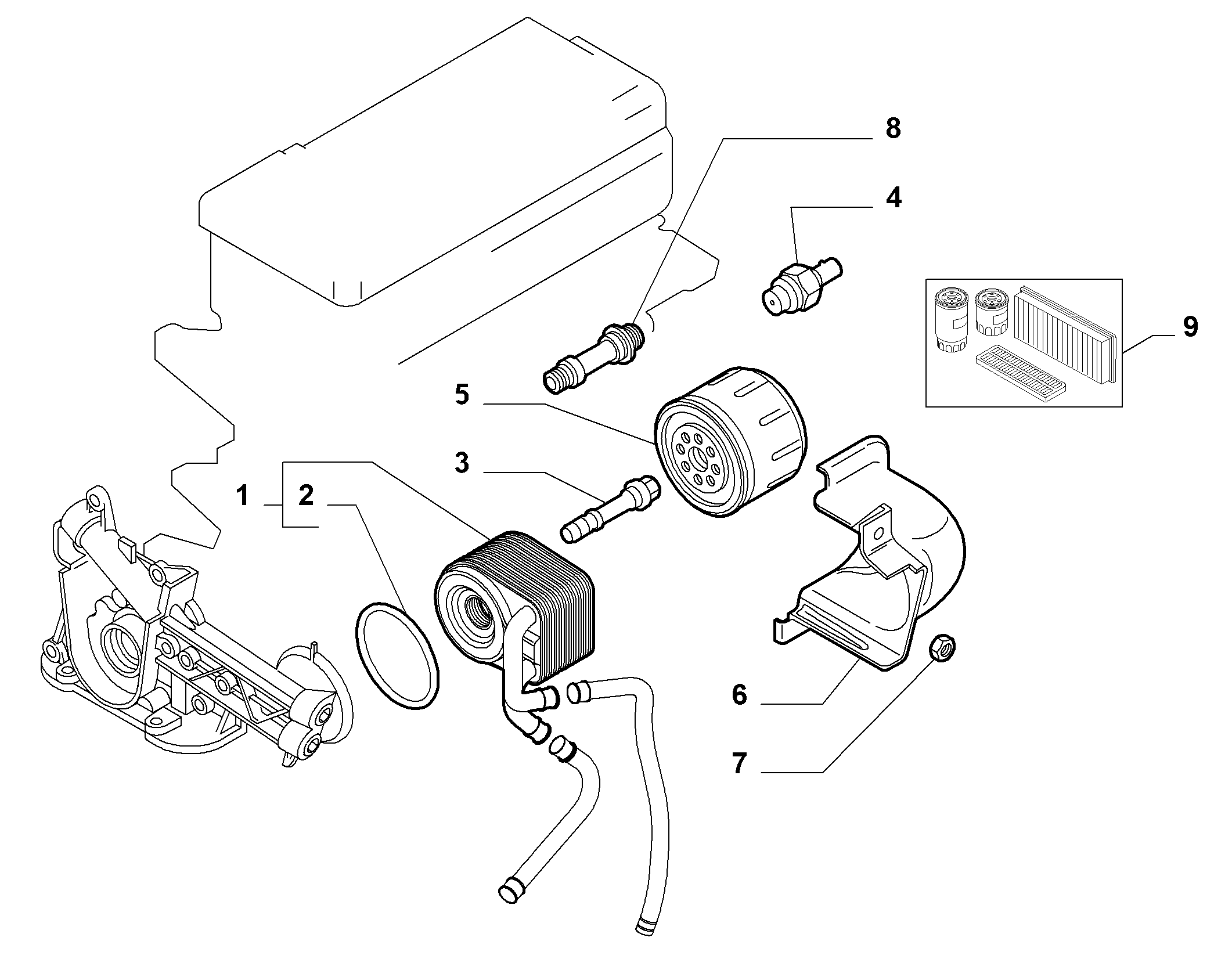 Lancia 71753742 - Filtru ulei www.parts5.com