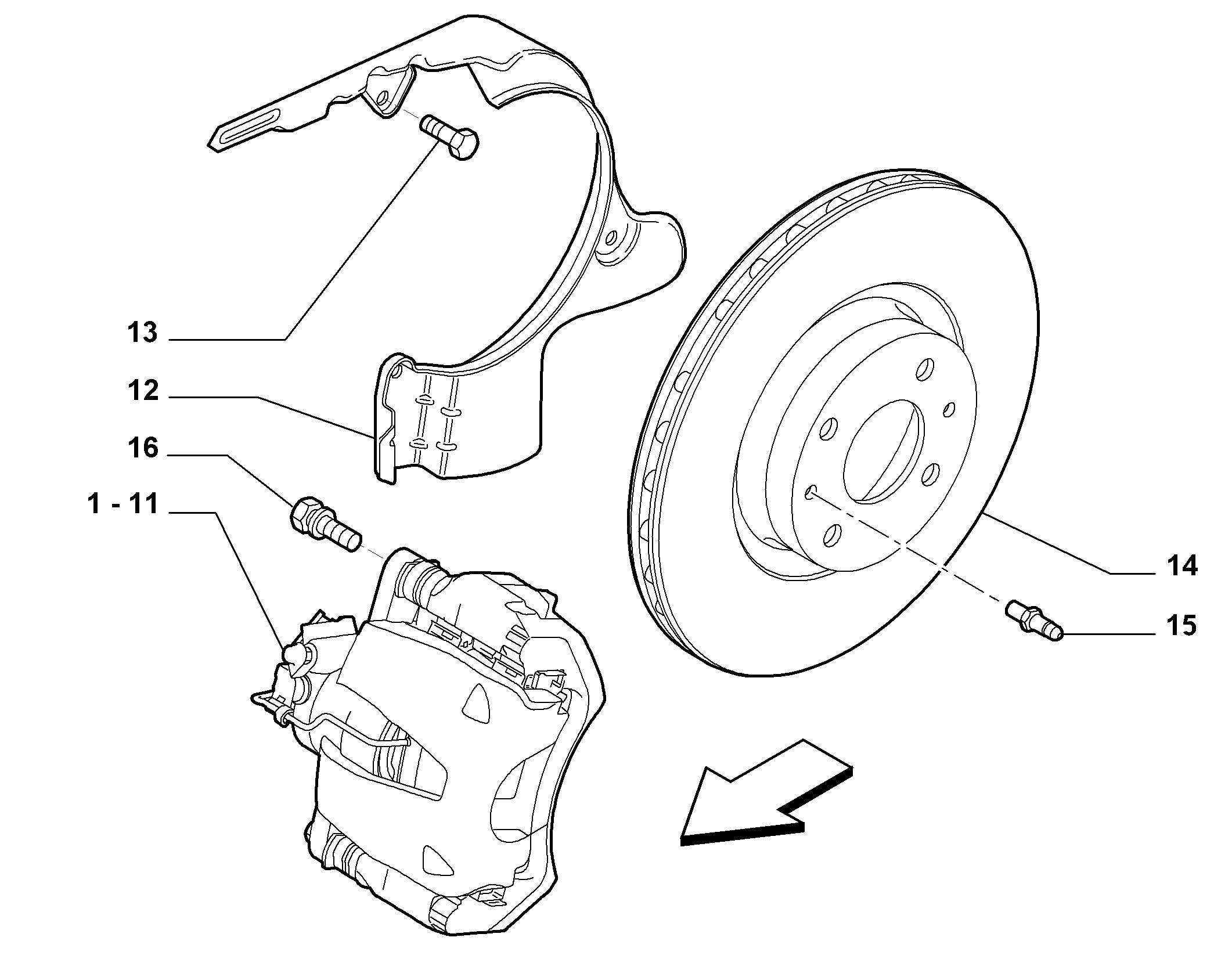 Lancia 46765546 - Disc frana www.parts5.com