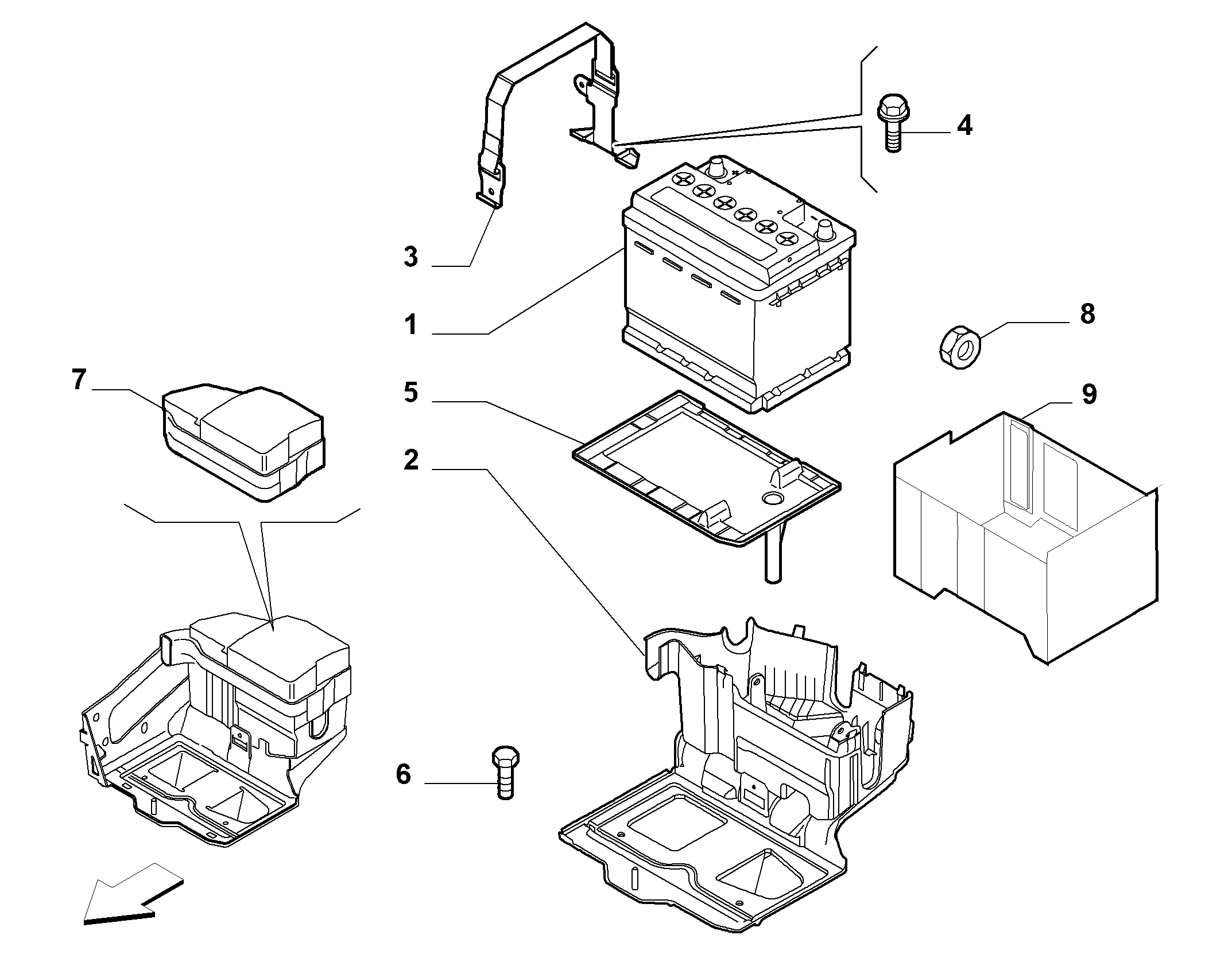 Lancia 71751141 - Baterie de pornire parts5.com