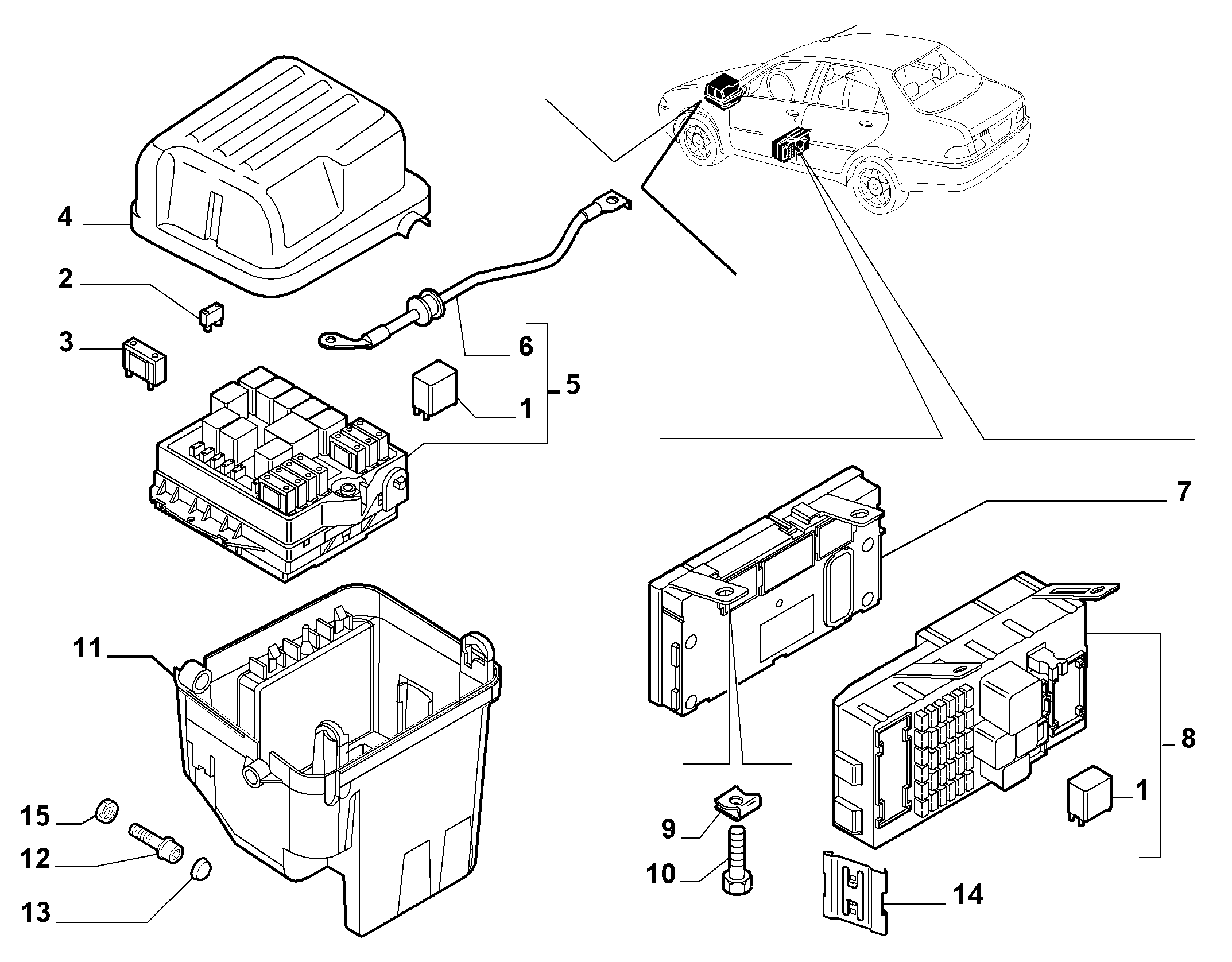 Lancia 16287321 - Vis, système d'échappement www.parts5.com